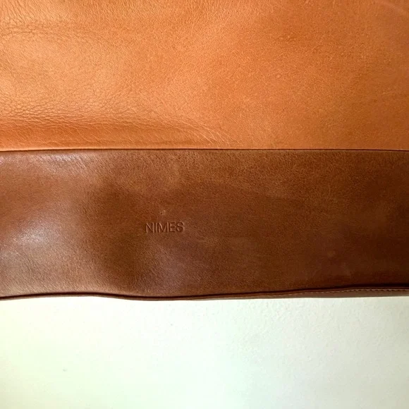 Nimes Striped Cabildo Tote Bag in Saddle - Like new - Picture 4 of 5